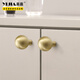 Yijia French Ball Messing Einloch-Griff-Kollektion Einfacher luxuriöser luxuriöser chinesischer Goldschrank Schubladen Schrankstürgarderobe Griff 1098-Single-Kupper Farbe