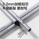 Deli 10 hb small silver tige hexagonale tige neweseat crayon crayon crayon en bois noir sketch sketch dessin crayon crayon écriture cadeau ns753-hb
