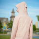 Do Win Ice Silk Scream Vêtements pour les femmes UPF50 + Light and Breathable Hooded Outdoor Cycling and Running veste Ice Jade Powder M