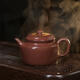 Centennial Liyong Yixing Zisha teapot purely handmade raw ore bottom trough Qingjian Liude bell teapot Kungfu tea set 200cc