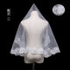 
Shantou Lincun veil and get a pearl bride Korean style pearl wedding dress wedding short face covering small veil white wedding shot Title page pearl veil