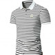 Pure Cotton Revers Polo-Hemd unter Jiumuwang Jiumuwang, Herrenmodemarke, führt den Sommer mit kurzärärmernem T-Shirt. Schwarz Q753 M. Empfohlen 100-120 Jin [Jin ist 0,5 kg]