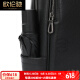 Oulunchi (Oulunchi) [2025 neuer Stil] Rucksack Herren Leder Geschenk Rucksack Reisetasche Mode Business Computer School Tasche Geschenkbox Schwarz 42*31*14 cm