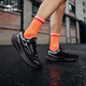 
Hongxing Erke Shuttle 4 Men's Shoes 2025 New Water-Repellent Running Shoes Lightweight Anti-Slip Sports Shoes Shoes Shoes Shoes Absorbing and Wear-Resistant Running Shoes Men's Black/Steel Gray 42