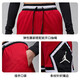 Jordan男运动短裤乔丹 Dri-FIT速干 撞色条纹 五分裤DX1488-687红黑XS