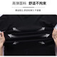 All-match fashion long-sleeved T-shirt men's 2025 autumn trend round neck print slim casual long-sleeved T-bottom shirt top SN pull-neck long-sleeved T-shirt HC687 black 2XL