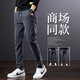 Work pants for men, wear-resistant, loose elastic, spring and autumn construction site tear-proof denim overalls, labor protection work pants, K3 gray, high quality, 3XL 150-160Jin Jin is equal to 0.5 kg