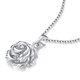 Liuguifu Jewelry PT950 platinum pendant rose platinum fashion pendant for women ED0087 2.4g