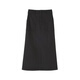 MUJI Women's Washed Herringbone Straight Skirt Long Skirt Women's Pure Cotton 25 Years Autumn Skirt Women's Black M (160/66A)