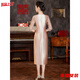Shisi high-end mother-in-law wedding dress spring new champagne color wedding mother wedding dress can usually be worn in autumn champagne color XL recommended 115-124 Jin Jin equals 0.5 kg