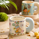 Feiyuxingren co-branded marshmallow cup ceramic mug 550ml practical and exquisite female birthday gift