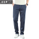Jeep Spirit Tennis Jeans Jeans Summer delgado y suelto Pantalones rectos 2025 NUEVO SUMMER Seda de seda fría Pantalones de hombres Light Blue 9767 36