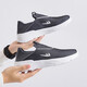 Huili senior shoes men's shoes comfortable middle-aged and elderly casual shoes dad shoes breathable mother shoes KGH1477 black gray 43