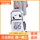 NIKE [customized bag] 3BRAND series letter printing Polyester (polyester fiber) Backpack Backpack Shoulders Laughing Cat