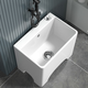 Balcón Panizhe Pool de cerestería de cerámica de alta pie Gran piscina de cuatro pies Baño para el hogar del hogar pequeño Pier Wys12157x40x41 Single Pool Conjunto de puerta a puerta Entrega de puerta a puerta