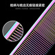 Sakura Mai pet comb, piano comb, knot-opening and smoothing, beautician special for removing floating hair/household cat/dog comb, colorful 19x3.8cm