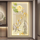 Entrada de lujo de luz ywzred con puerta de entrada ligera y lujosa jiuyu de entrada de entrada decoración pintura colgante de colgantes corredor vertical corredor simple jiuyu moderno envía bendición 1 36 36
