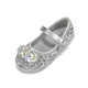 Saturday Children's Shoes Children's Crystal Shoes Spring New Girls Soft Sole Princess Shoes Rhinestone Shoes Crystal Silver 31