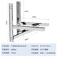 Yibaili thickened stainless steel air conditioner outdoor unit bracket stainless steel air conditioner bracket air conditioner rack suitable for Haier Kelon TCL Xiaomi Midea Gree air conditioner rack brand universal classic model 1-1.5P free screws *5905 universal size