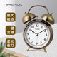 Timess metal alarm clock 2025 new super large ring tone wake-up artifact powerful wake-up mechanical bell alarm clock metal bell wake-up artifact_powerful wake-up 13.6 cm
