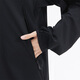 HOTSUIT rear show ice-sensing outdoor sun protection clothes for women 2025 summer new UPF50+ ice silk elastic sun protection clothes hooded jacket Black L
