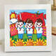 XMSJ July 1st Party Building Theme Event National Day Diamond Stickers Children's Handmade Diy Masonry and Stone Making Kindergarten Students 6187 [Plastic Photo Frame + Full Set of Tools and Materials]
