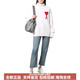 AMIPARISFW22纯色爱心图案羊毛高领长袖套头毛衣男女同款白色推荐 白色 XXS
