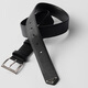 PRADA/Prada gift men's Saffiano cow leather belt belt black 90cm