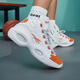 锐步（Reebok）男女QUESTION MID橙脚趾复古拼色运动实战训练篮球鞋 HR1049(LSF01)-1 36