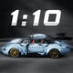 K Box Neujahr Porsche Bausteine ​​Montage Großer Sportwagen Jungen Spielzeug Fernbedienung Auto Modell Geschenk 1: 8 Blastmodifikation Porsche 964 [3890 Partikel] Statisch