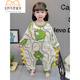 La versión coreana yujiyu de la primavera y el otoño, el nuevo dinosaurio de dibujos animados, el pijama de bebé se puede usar en el exterior con la delgada ropa casera de una pieza de manga larga 1049-cartoon Dinosaur 100 100
