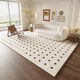 
Living room carpet sofa tea table blanket ring velvet cream style bedroom erasable waterproof dirt resistance thickened light luxury 2024 new model 3527-ring velvet-cotton linen bottom