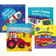 
Awesome Engines Dig Dig Digging Choo Choo Clickety-Clack Children's Transportation Popular Science Picture Books 4 Books English Learning Enlightenment Books Excavator Original Imported Books Emergency Rescue