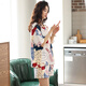 
Banana 2025 new pure cotton pajamas for women in summer short-sleeved stripes can be worn on the outside. 9855 (set) without chest pads. M. Recommended to wear 80-100 Jin [Jin equals 0.5 kg]