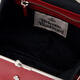 Vivienne Westwood Hompla de mujer Versátil Versátil PU Material Simple y de moda Homody Handheld Handheld Bag de doble propósito Red Os
