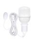 Beigong wired LED light bulb E27 screw suspension plug-in lamp stall home balcony switch plug light 10W cylindrical bulb + 4 meters wire