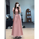 Garnuo Robe blanche pour les femmes en été 2025 Nouveau style Break Tempérament français Robe minceur de taille mincer
