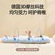 Moore Rabbit Crib Mid-Bett Neugeborene 0-3 Jahre alte Anti-Schock-Sprungbett schlafende mobile tragbare Baby-Schlafartefaktmobilisierung zweiseitig vier Jahreszeiten