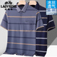 T-shirt masculin à manches courtes à manches courtes en été en été, papa du nouveau style moyen d'âge moyen et âgé de Polo Anti-Wrinkes décontracté 963 Green Grey XL 52 Recommandé 140-160jin [Jin est égal à 0,5 kg]