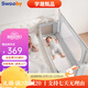 Sweeby Sweeby crib-in-a-bed baby bed fence children's bed guardrail newborn breastfeeding anti-pressure coaxing bedside bed Qingshan Green丨bed-in-bed + bed guardrail丨Free delivery