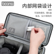 
Baona single-shoulder camera bag digital camera storage bag micro-single SLR lens bag suitable for Fuji Sony Canon regular style - gray small removable partition shoulder strap