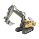 
Remote control excavator alloy remote control vehicle excavator remote control engineering vehicle dump truck children's toy bulldozer 258-15 alloy excavator (eight channels) 1049