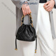 ANYSMIC包包女包奢侈品牌手提包女水桶包2025新款小众斜挎包女 黑色