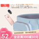Budou mother multifunctional baby strap waist stool lightweight baby stool four seasons breathable belt front-heel single stool Mint green (upgraded)