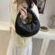 Dadong Nischendesign Frauenbag 2025 Neue weiche Leder Textur Cloud Handtasche Knödelbeutel Einfacher Mode -Handtaschen -Tasche grau