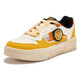 
361 Garfield co-branded model丨Board shoes women's casual shoes 2025 summer fitness mesh breathable women's sports shoes 6624 feather white/retro yellow 38