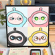 Cute Cartoon Eggman Party Digital Oil Painting DIY Hand Painting Painting Color Filling Acrylic Hand Filling Children's Oil Painting SJ13701 20*20cm Stretched and Thickened Solid Wood Inner Frame Highlight Paint+Canvas+