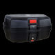 Car wife large capacity motorcycle box trunk extra large size universal rear box electric scooter trunk extra large back box 691 trunk black 47 liter special offer