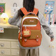 Rucksack für Frauen 2025 Neue koreanische Modeschule School Schoolbag für Frauen Junior High School Schülern Grundschüler Campus Rucksack Black TJ932