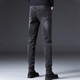 Jiumuwang Autumn and Winter Black and Grey Jeans Men 2025 Nuevo producto Slim Foot Spring and Summer Casual pantalones Men 1049 Gris 28 Circunferencia de cintura 2 pies 1 adecuado para 100 Jin [Jin equivale a 0.5 kg]